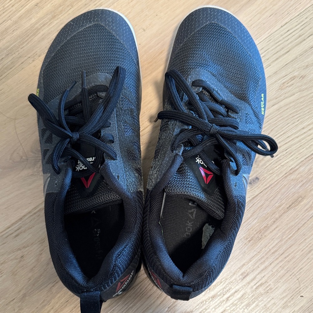Reebok Men's Black and Gray Athletic Shoes 9 Nano 6